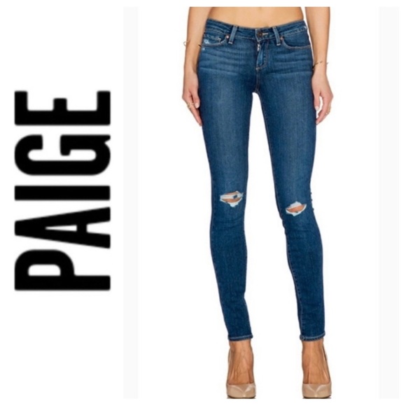 PAIGE Denim - 💕SALE💕 Paige Verdugo Ultra Skinny Premium Distressed Jeans